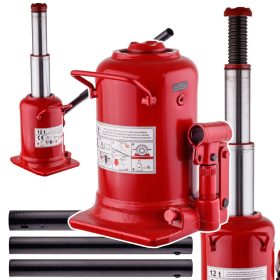   BIG RED 12T Kétszintes Hidraulikus oszlop emelő – 590 mm magasság, 12 tonnás kapacitás