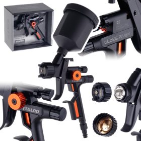   ITALCO GLOSS 2 HVLP Mini Festékszóró Pisztoly, 1.0 mm, Felső Tartályos