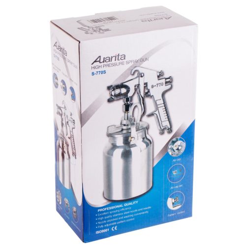 AUARITA S-770 S Festékszóró pisztoly 2,0mm, alsó tartályos 1L