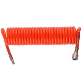   Pneumatikus Spiráltömlő 15m (8x12mm, 10 bar) gyorscsatlakozóval