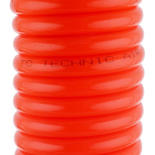 20m Pneumatikus Spiráltömlő PE 8x12mm 10 bar Gyorscsatlakozóval