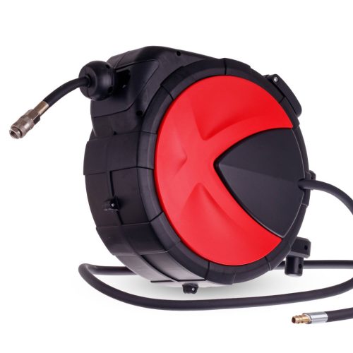 Automata pneumatikus tömlődob gumitömlővel 15m / 9,5mm