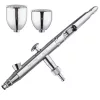 AIRGOO PRIME Modellező Airbrush Pisztoly 0.3/0.5mm Fúvókával, Két Tartállyal