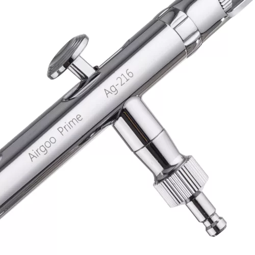AIRGOO PRIME Modellező Airbrush Pisztoly 0.3/0.5mm Fúvókával, Két Tartállyal