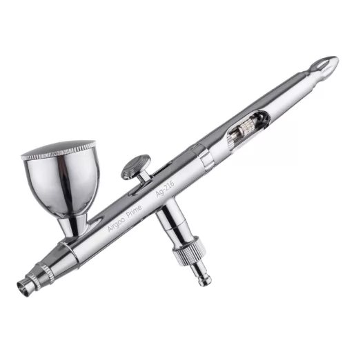 AIRGOO PRIME Modellező Airbrush Pisztoly 0.3/0.5mm Fúvókával, Két Tartállyal
