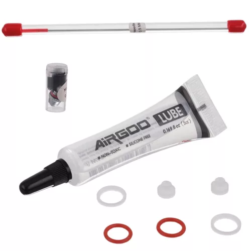 AIRGOO PRIME Modellező Airbrush Pisztoly 0.3/0.5mm Fúvókával, Két Tartállyal