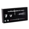 AIRGOO PRIME Modellező Airbrush Pisztoly 0.3/0.5mm Fúvókával, Két Tartállyal