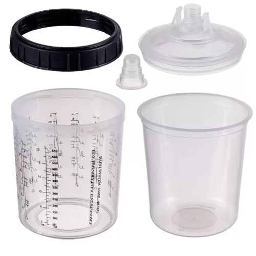 PPS Lakkkeverő Pohár Készlet 650ml, 125µm szűrővel (50 db)