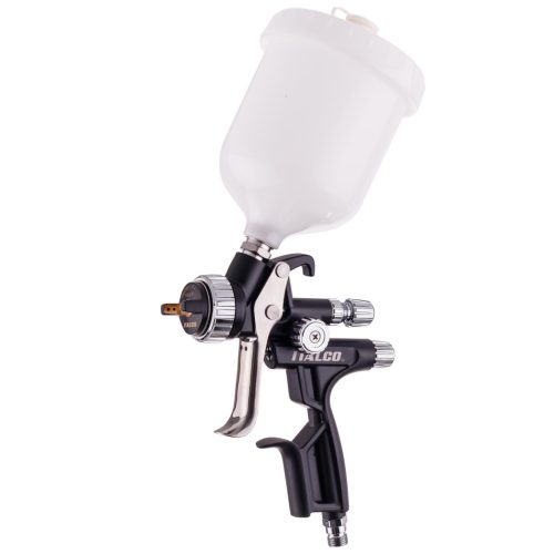 ITALCO GLOSS X1 HVLP festékszóró pisztoly, 1,6 mm-es fúvóka, 600 ml-es tartály