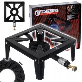 Powerfire 4S Ipari Gázzsámoly 5.8 kW, Öntöttvas Égővel