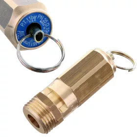   1/2" 11 bar Biztonsági Szelep Pneumatikus Kompresszorhoz - AIR TEK S.L.R.