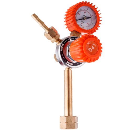 Profi Propán-Bután LPG nyomáscsökkentő, nyomásszabályzó manométerrel - 11 kg-os palackokhoz ZR-15P
