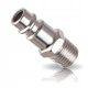 Nikkelezett 1/4" külső menetes standard gyorscsatlakozó pneumatikus szerszámokhoz, 40 mm, EPM20