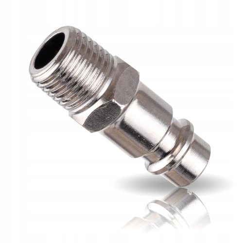 Nikkelezett 1/4" külső menetes standard gyorscsatlakozó pneumatikus szerszámokhoz, 40 mm, EPM20