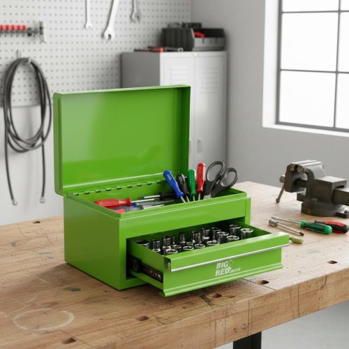 Fém szerszámtartó, szerszámrendező BIG RED - Zöld