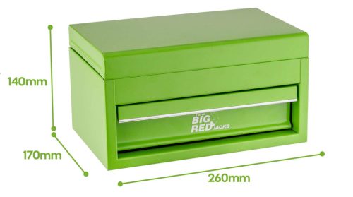 Fém szerszámtartó, szerszámrendező BIG RED - Zöld