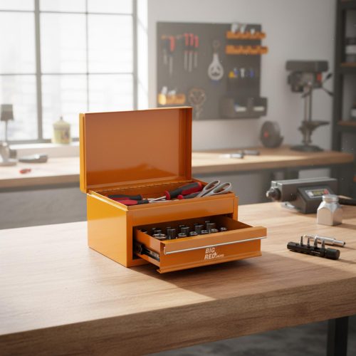 Fém szerszámtartó, szerszámrendező BIG RED - Sárga