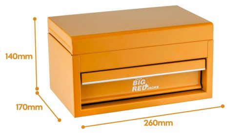 Fém szerszámtartó, szerszámrendező BIG RED - Sárga