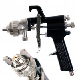   TC Technic magasnyomású (HP) festékszóró pisztoly festékszóró aggregátokhoz, 1,8 mm-es fémből készült, szétszerelhető HP fúvóka, 4–8 bar üzemi nyomás, 280–370 l/perc levegőfogyasztás, 3/8"-os festéktömlő-csatlakozás