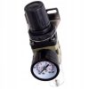 Levegő-előkészítő reduktorral és szűrővel, 1/4" AW2000-02, 0,5–8,5 bar, 500 l/perc, 15 ml tartály, komplett készlet gyorscsatlakozókkal kompresszorhoz
