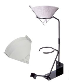   Fém festékszóró pisztoly állvány Auarita GH‑1-hez, 38 cm, fali/padló rögzítéssel