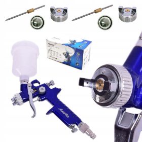   AUARITA H-2000 mini HVLP festékszóró pisztoly készlet, 0,5 / 0,8 / 1,0 mm