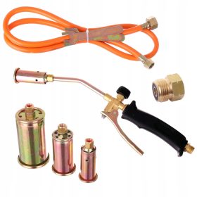   Rövid tetőfedő gázégő készlet 97 kW, 3 fúvóka (50/35/25 mm), 1,5 m tömlő