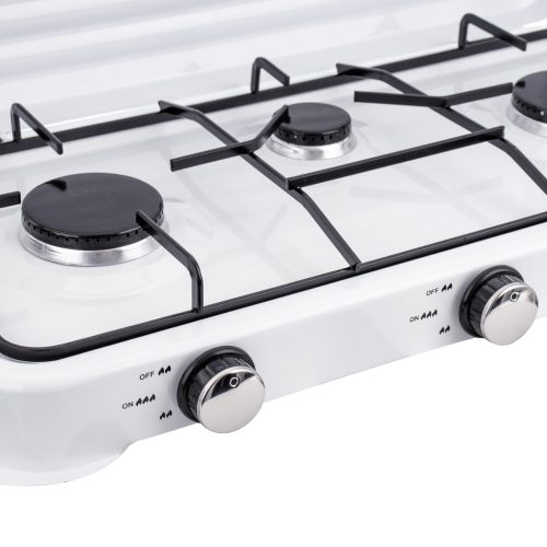 Háromégős PB-gázos kültéri túra- és camping főzőlap 3 db gázégővel, 11 kg os PB-gázpalackhoz