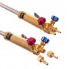 Propan–oxigén / acetilén–oxigén acélvágó készlet, bezinjektoros 450 mm-es