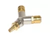 Pneumatikus Y-elosztó készlet 1/2" - 2 db gyorscsatlakozóval + 1 db dugó - Sárgaréz