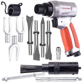   Pneumatikus tűs-véső kalapács, sűrített levegős, tűs és véső betétekkel