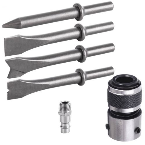 Pneumatikus tűkalapács készlet automata iglófejjel – tűs fej + 4 db