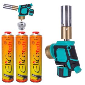   Mini MAPP/propán gázégő 360°-os piezo gyújtással, CGA-600 (1"-20 UNEF)