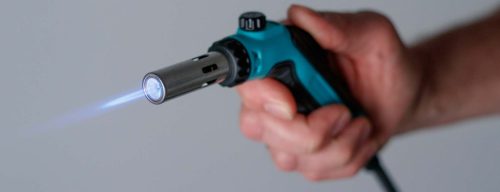 gázüzemű precíziós forrasztóállomás, max. 1300°C lánghőmérséklettel, 1 m