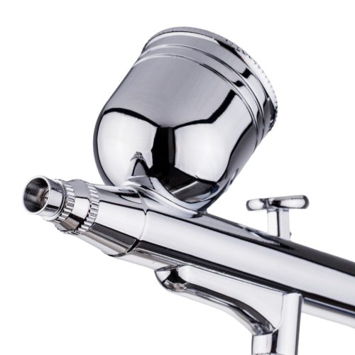 AB-130 modellező festékszóró pisztoly szett nagy kompresszorhoz, 0,2 mm