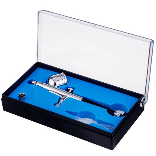 AB-130 modellező festékszóró pisztoly szett nagy kompresszorhoz, 0,2 mm