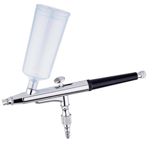 AB-131 modellező festékszóró készlet, gravitációs felső tartályos airbrush