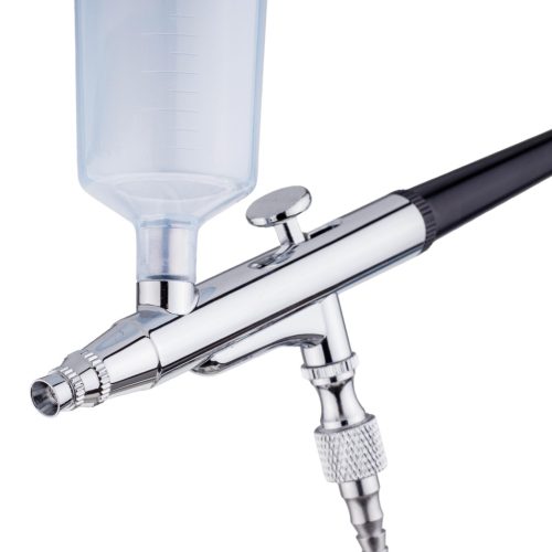 AB-131 modellező festékszóró készlet, gravitációs felső tartályos airbrush