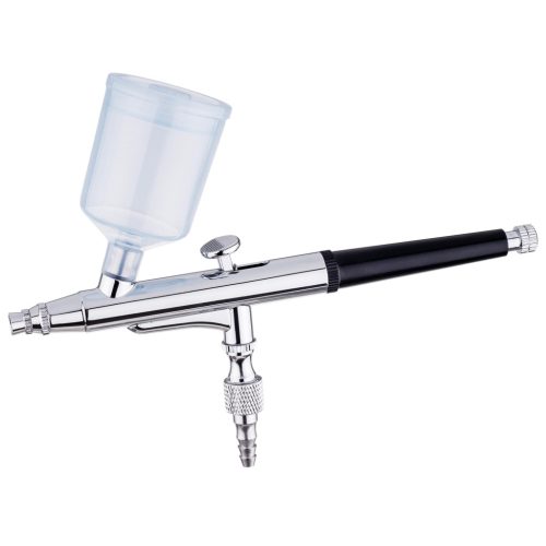 AB-131 modellező festékszóró készlet, gravitációs felső tartályos airbrush