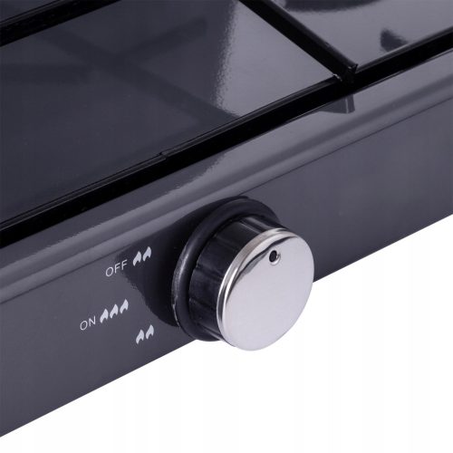 3 Égős Hordozható Gázfőzőlap, 5,5 kW - Komplett Csatlakozó Szettel