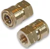 Sárgaréz Gyorscsatlakozó Aljzat, 3/8" Belső Menettel