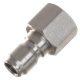 Adapter gyorscsatlakozó dugó belső menetes 3/8" bagnet magasnyomású mosóhoz - rozsdamentes acél
