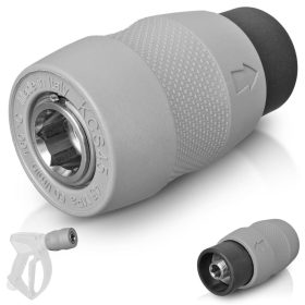   MTM Hydro KCS45 KEW gyorscsatlakozó aljzat 1/4" M, 450 bar INOX