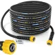 HydroLine DN8 1SC 10 m 250 bar INOX M22 magasnyomású tömlő