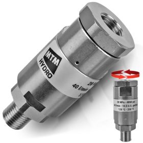   MTM Hydro egyenes forgócsatlakozó (swivel) 1/4" KM – 1/4" BM – golyóscsapágyas