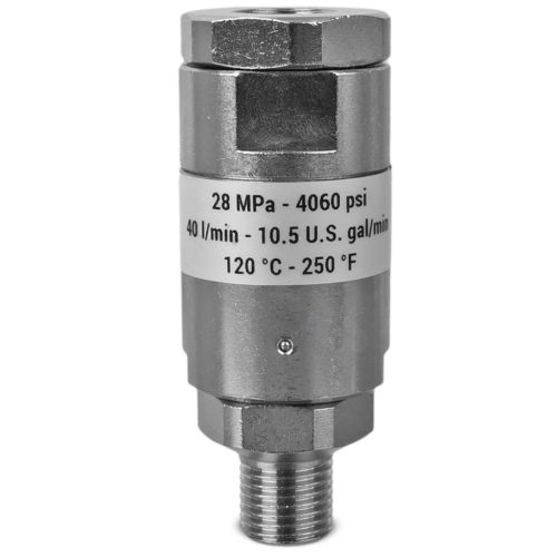 MTM Hydro egyenes forgócsatlakozó (swivel) 1/4" KM – 1/4" BM – golyóscsapágyas