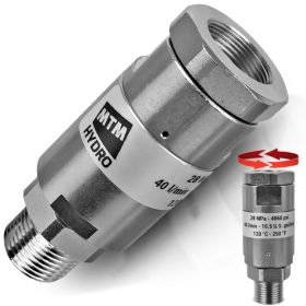   MTM Hydro egyenes forgócsatlakozó (swivel) 3/8" BM - 3/8" KM - golyóscsapágyas