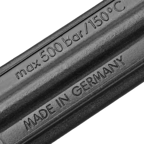R+M Suttner ST-002 rozsdamentes acél egyenes lándzsa (1200 mm, 500 bar, 150°C, 1/4"M - 1/4"M) - Eredeti német ipari tartozék