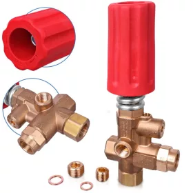   R+M ST-250 biztonsági és nyomásszabályzó szelep 3/8", 250 bar