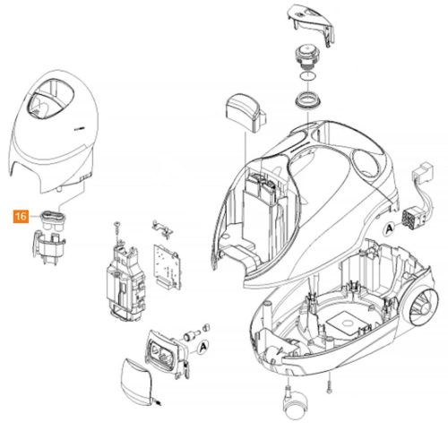 Karcher SC4/5/6, SI4 EasyFix gőztisztító tartályszelep 4.580-637.0